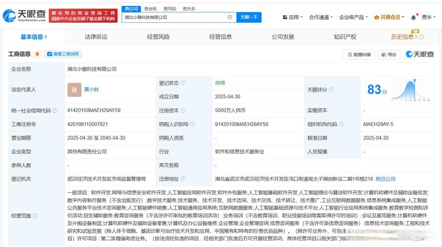 注册资本5000万与2000万 AI应用软件开发的规模与生态布局